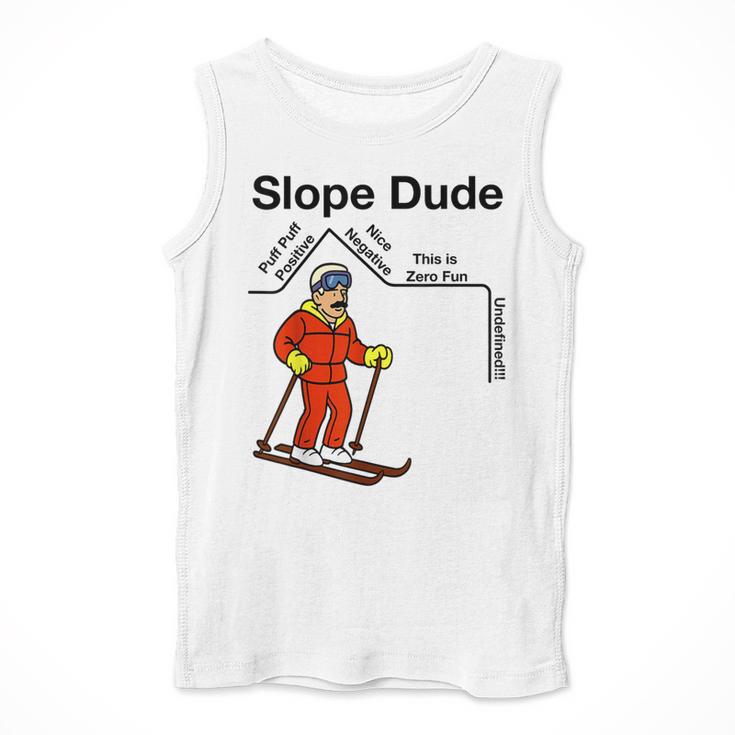 Nerdy Slope Dude Geometry Algebra Math Teacher Men Tank Top, funny design