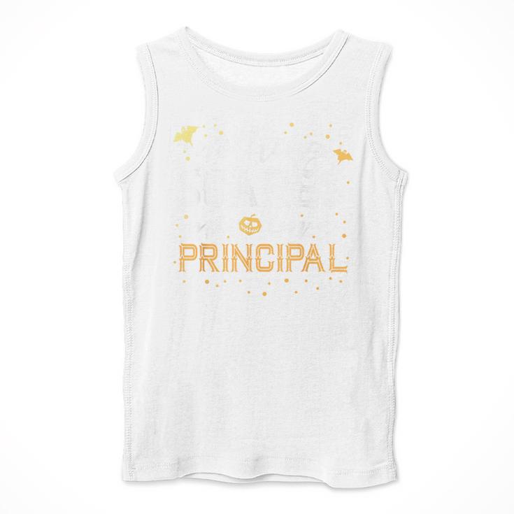 Nothing Scares Me I'm A Principal Teacher Halloween School For Men Women Kids Men Tank Top, funny design