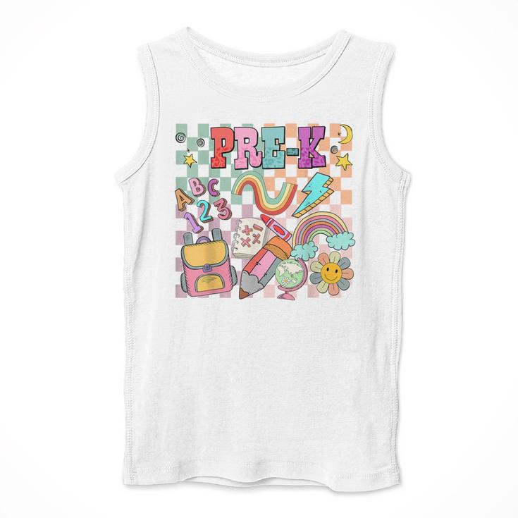 Pre K Back To School Teacher Student Men Women Kids Men Tank Top, funny design