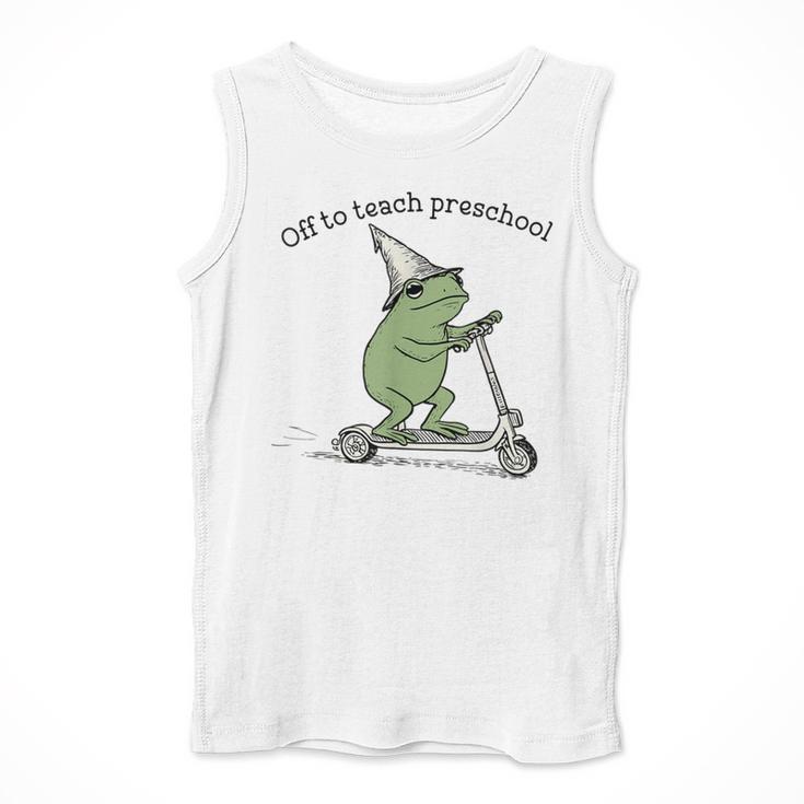 Pre K Grade Teacher Frog Back To School Preschool Men Tank Top, funny design Pre K Grade Teacher Frog Back To School Preschool Men Tank Top, funny design
