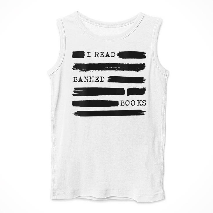 I Read Banned Books Banned Books Week Librarian Teacher Men Tank Top, funny design I Read Banned Books Banned Books Week Librarian Teacher Men Tank Top, funny design