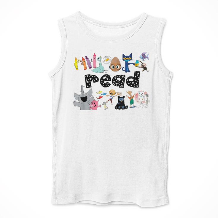 Read Children's Books Teacher Men Tank Top, funny design