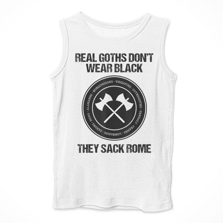 Real Goths Sack Rome History Teacher Men Tank Top, History Teacher Gifts, funny design