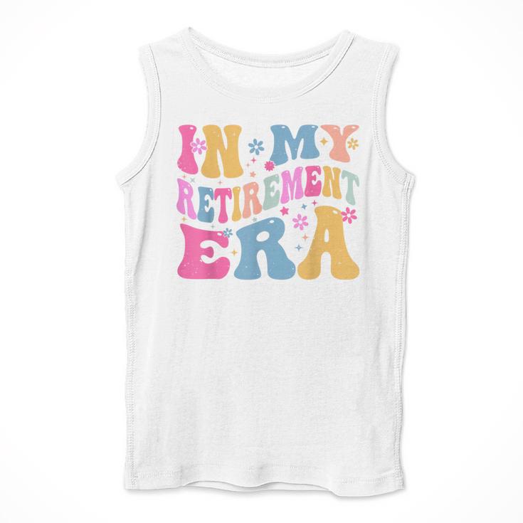 Retro Groovy Retirement Era Retired Teacher Men Tank Top, Groovy Teacher Gifts, funny design