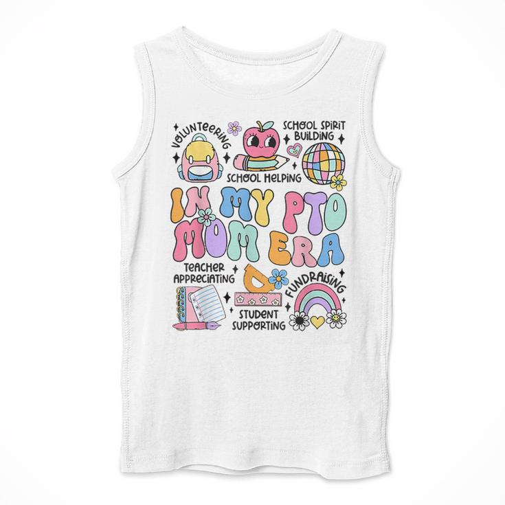 Retro In My PTO Mom Era Parent Organization Team Teacher Men Tank Top, funny design Retro In My PTO Mom Era Parent Organization Team Teacher Men Tank Top, funny design