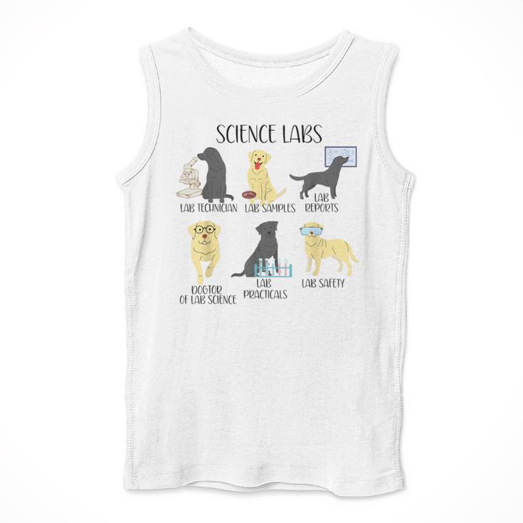 Science Labs Dogs Labrador Retriever Science Teacher Men Tank Top, Science Teacher Gifts, funny design