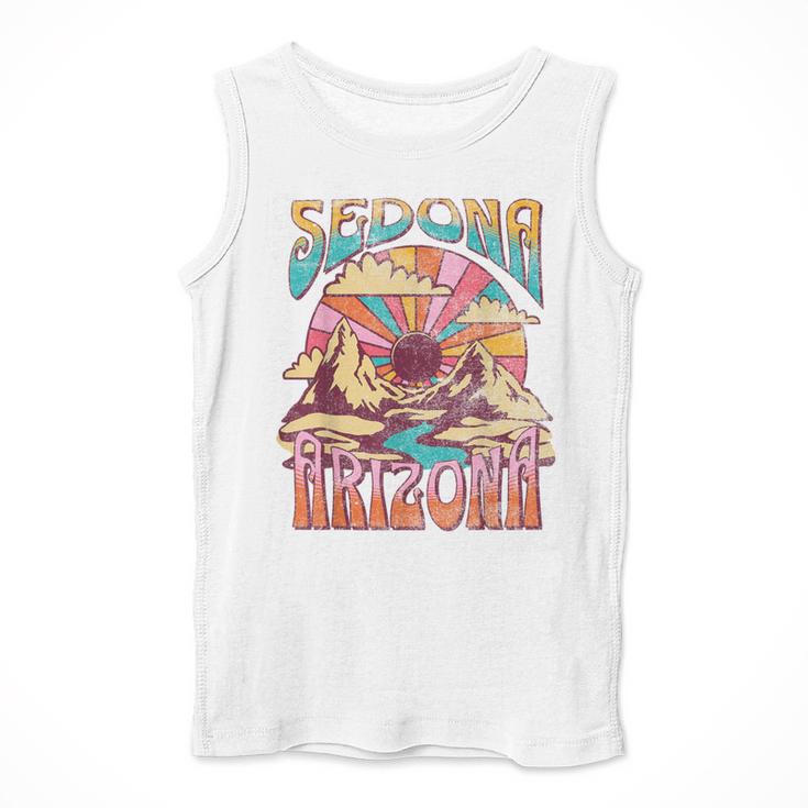 Sedona Arizona Nature Hiking Mountains Outdoors Vintage Men Tank Top, funny design