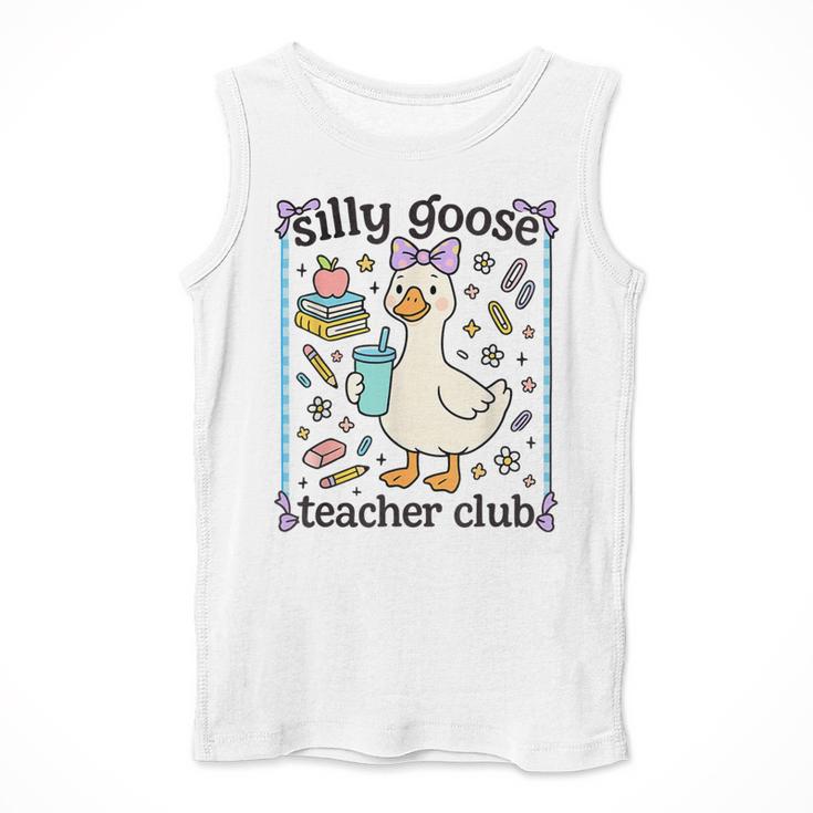 Silly Goose Teacher Club Silly Goose For Teacher Men Tank Top, funny design