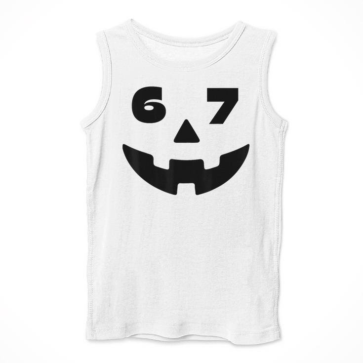Six Seven Halloween Costume For Students Teachers 6 7 Men Tank Top, funny design Six Seven Halloween Costume For Students Teachers 6 7 Men Tank Top, funny design