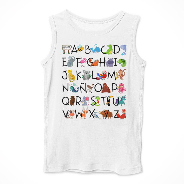 SPANISH ALPHABET MAESTRA SPANISH TEACHER Men Tank Top, funny design SPANISH ALPHABET MAESTRA SPANISH TEACHER Men Tank Top, funny design