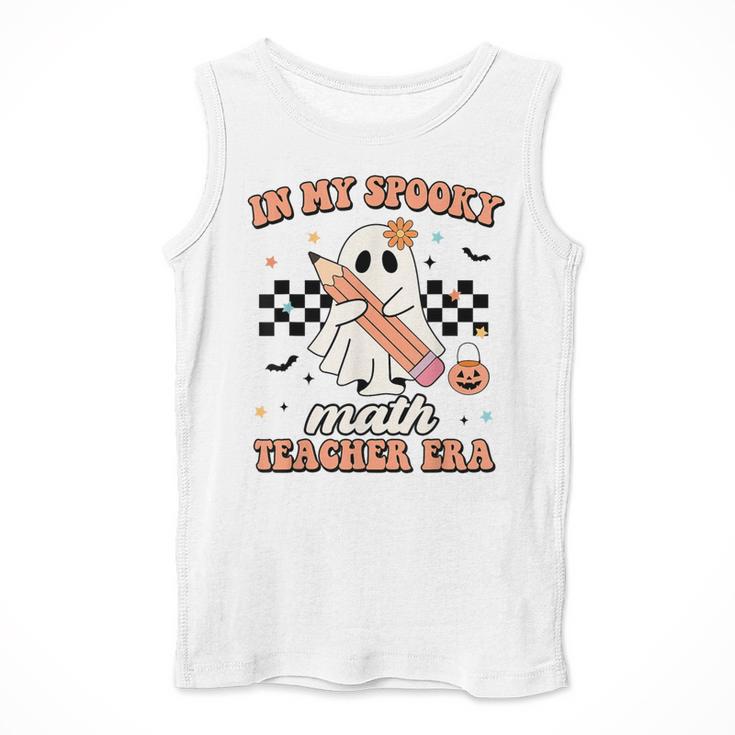 In My Spooky Math Teacher Era Groovy Retro Halloween Costume For Men Women Men Tank Top, Groovy Teacher Gifts, funny design