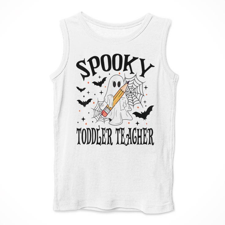 Spooky Toddler Teacher Halloween School Men Tank Top, funny design Spooky Toddler Teacher Halloween School Men Tank Top, funny design