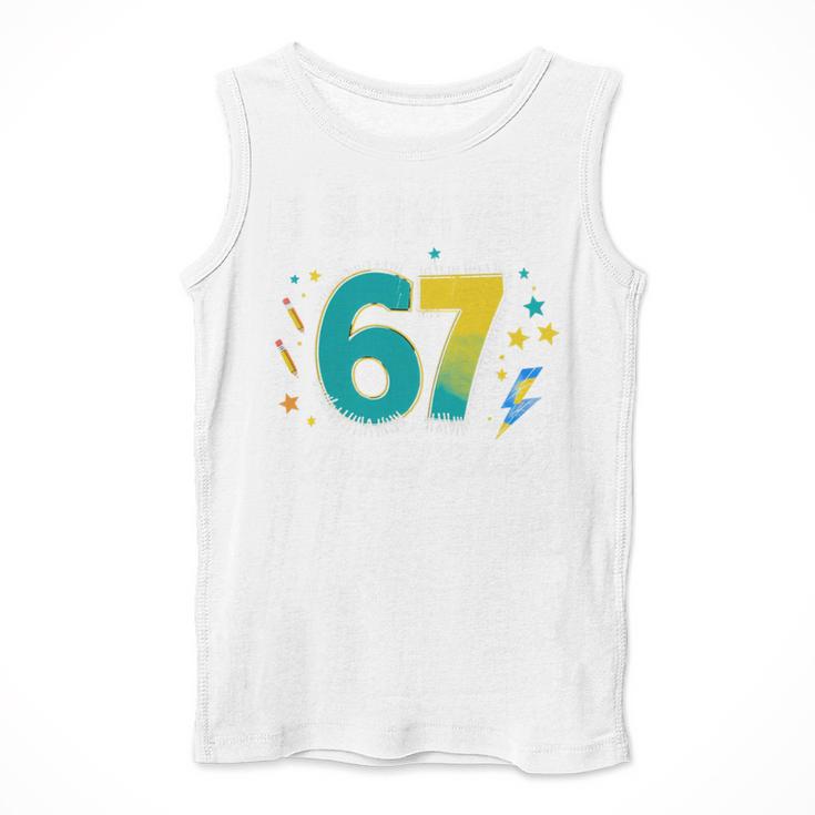 I Survived 67 Days Of School Teachers Students Meme Men Tank Top, funny design I Survived 67 Days Of School Teachers Students Meme Men Tank Top, funny design