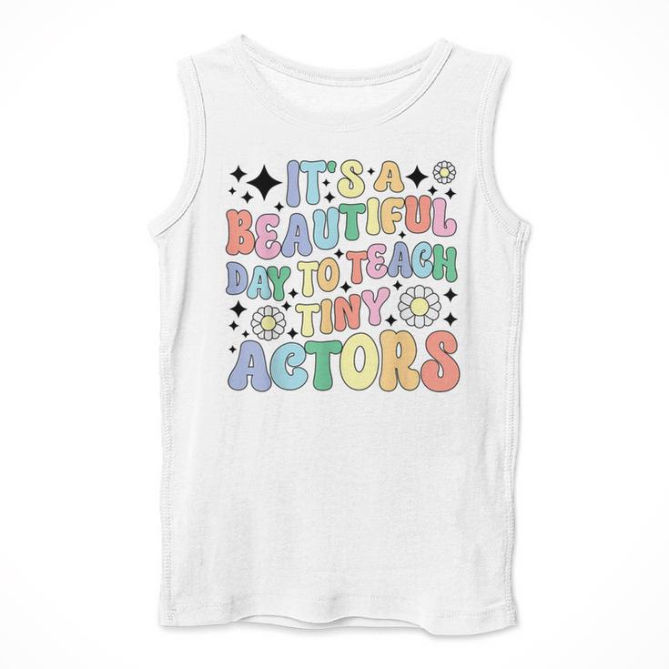 Teach Tiny Actors Theater Drama Teacher Drama Teaching Men Tank Top, funny design Teach Tiny Actors Theater Drama Teacher Drama Teaching Men Tank Top, funny design