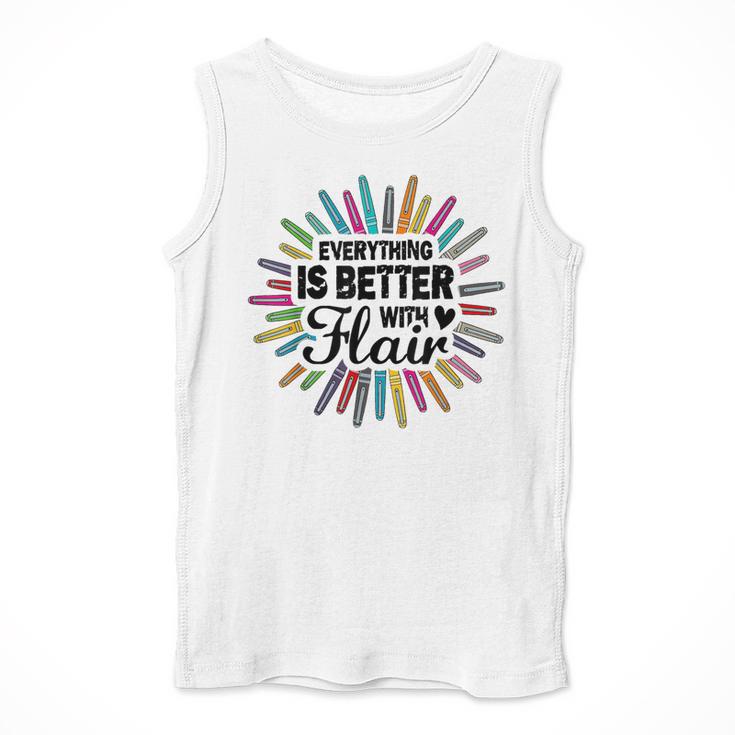 Teacher Flair Pen Art Lover School Supplies Men Tank Top, funny design Teacher Flair Pen Art Lover School Supplies Men Tank Top, funny design