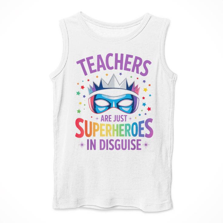 Teachers Are Just Superheroes In Disguise Back To School Men Tank Top, funny design Teachers Are Just Superheroes In Disguise Back To School Men Tank Top, funny design