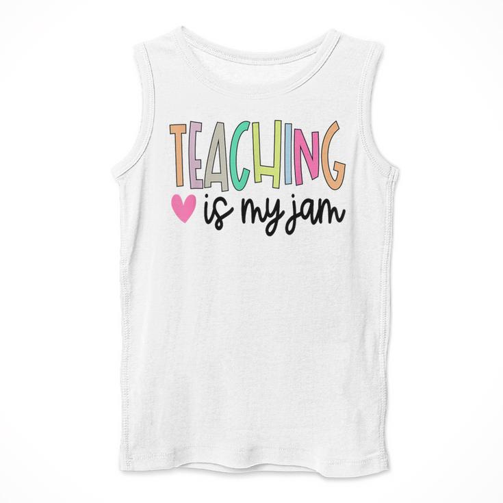 Teaching Is My Jam For Women Teacher Cute Teachers Outfit Men Tank Top, funny design Teaching Is My Jam For Women Teacher Cute Teachers Outfit Men Tank Top, funny design
