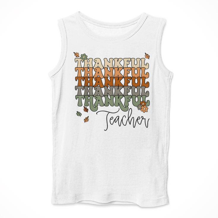 Thankful Teacher Thanksgiving Fall Pumpkin Turkey Men Tank Top, funny design Thankful Teacher Thanksgiving Fall Pumpkin Turkey Men Tank Top, funny design