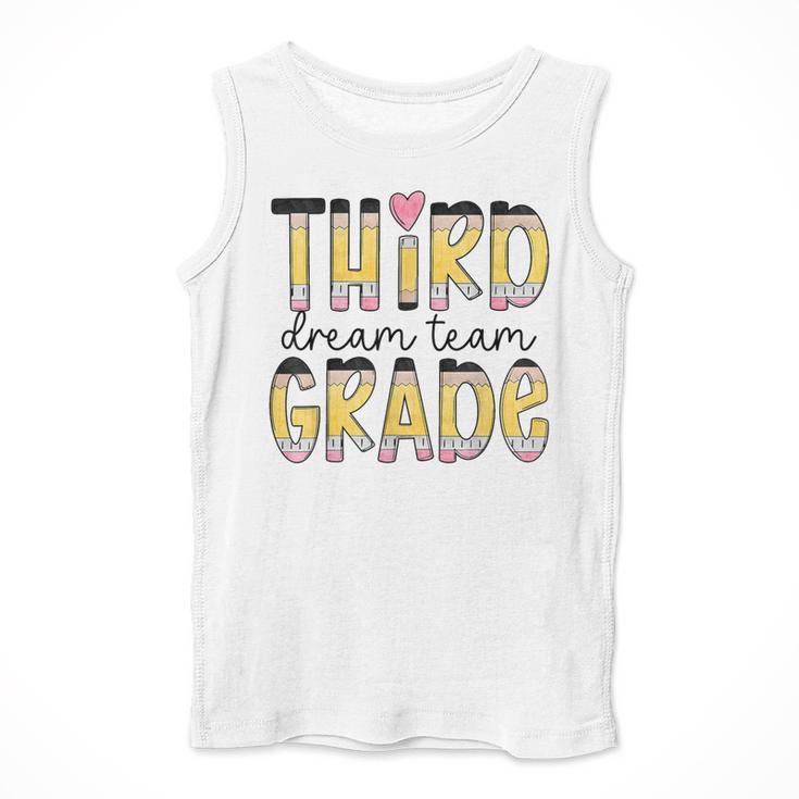 Third Grade Dream Team Back To School 3rd Grade Teacher Men Tank Top, funny design