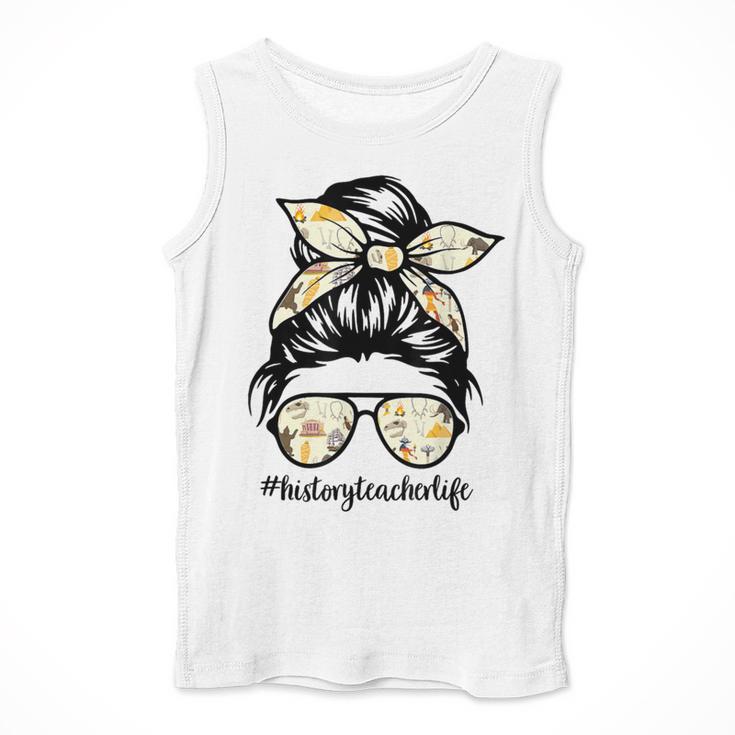 History Teacher Messy Bun Life Hair Glasses Men Tank Top, History Teacher Gifts, funny design History Teacher Messy Bun Life Hair Glasses Men Tank Top, History Teacher Gifts, funny design