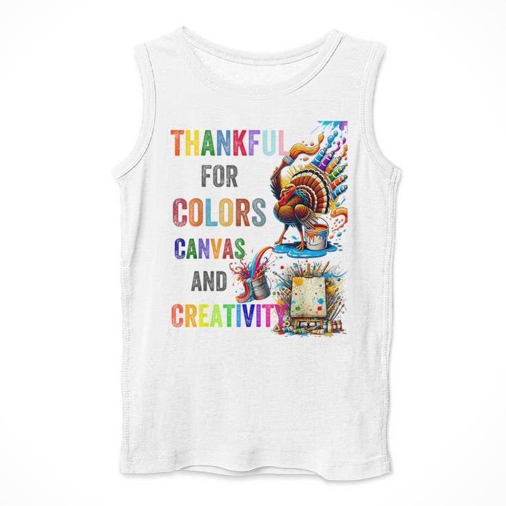 Turkey Thanksgiving Art Teacher Costume Tee For Artists Men Tank Top, funny design Turkey Thanksgiving Art Teacher Costume Tee For Artists Men Tank Top, funny design