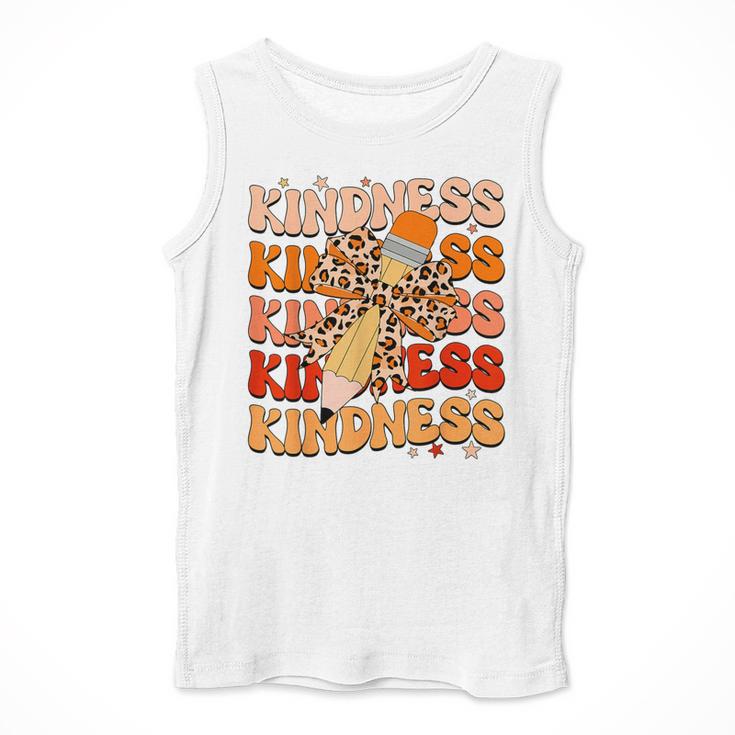 Unity Day Orange Kindness Teacher Bow Anti Bullying Be Kind Men Tank Top, funny design