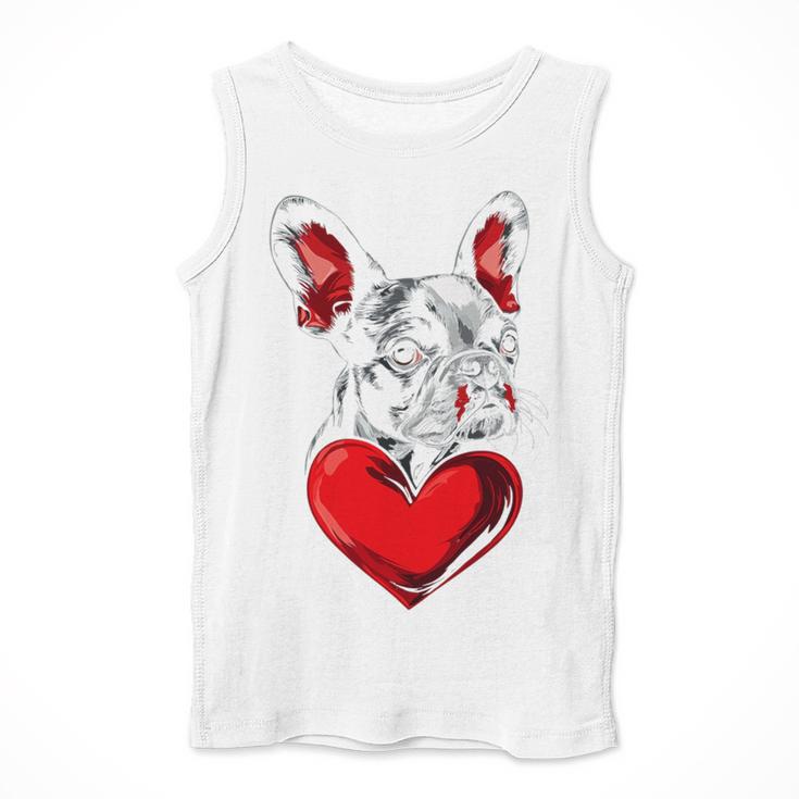 Valentine's Day Boston Terrier Dog Vector Men Tank Top, funny design