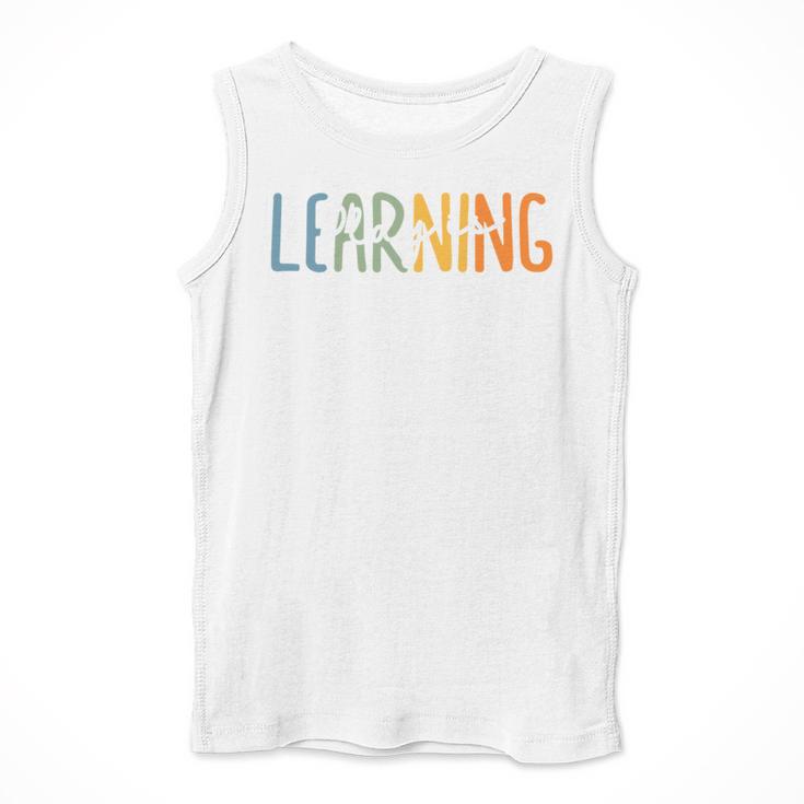 Vintage Play Is Learning Back To School Toddler Teacher Men Tank Top, funny design Vintage Play Is Learning Back To School Toddler Teacher Men Tank Top, funny design
