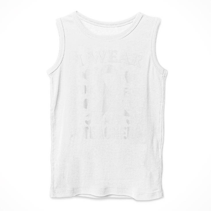 I Wear Pink For My Teacher Cancer Awareness Men Tank Top, funny design