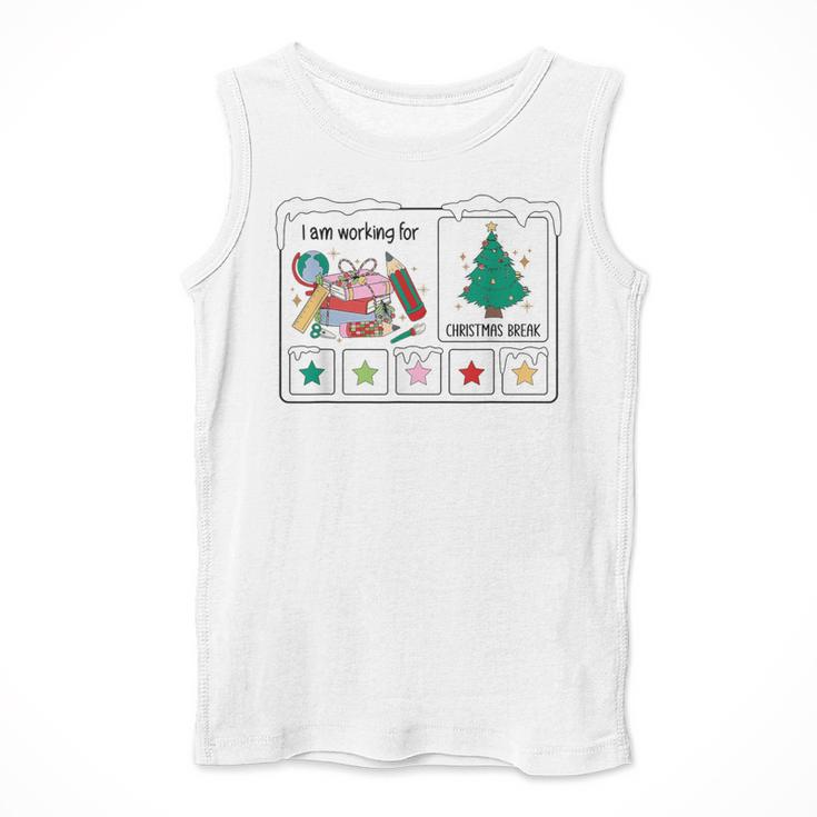 I Am Working For Christmas Break Special Education Teacher Men Tank Top, funny design