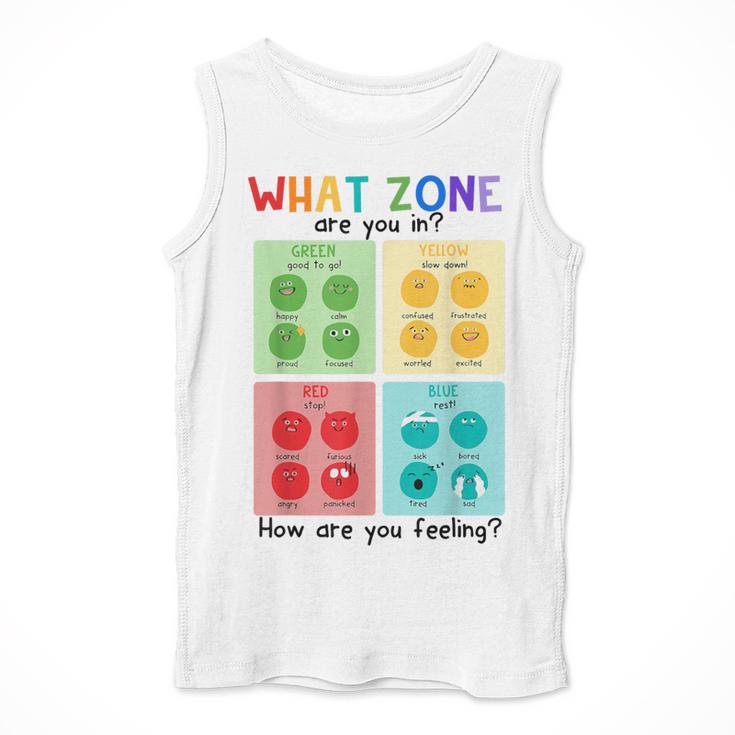 What Zone Are You In How Are You Feeling Teacher Men Tank Top, funny design What Zone Are You In How Are You Feeling Teacher Men Tank Top, funny design