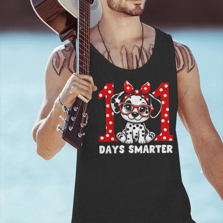 100 Days Smarter 101st Day School Dalmatian Dog Teacher Kids Men Tank Top, gift for family, gift for coworker 100 Days Smarter 101st Day School Dalmatian Dog Teacher Kids Men Tank Top, gift for family, gift for coworker