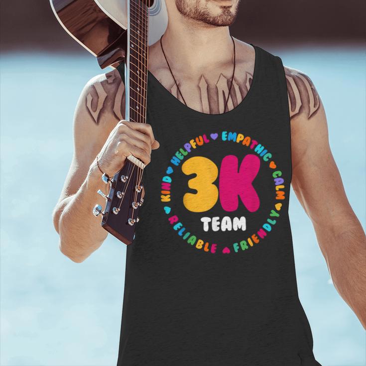 3K Team & Teacher Squad Threes Crew PreK Elementary Team Men Tank Top, gift for family, gift for coworker 3K Team & Teacher Squad Threes Crew PreK Elementary Team Men Tank Top, gift for family, gift for coworker