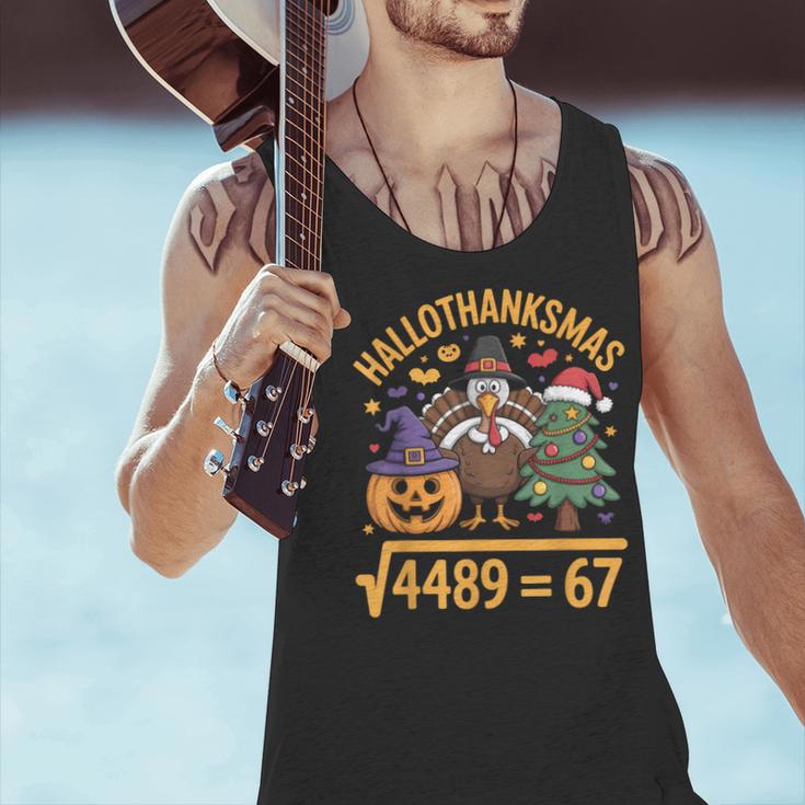 67 Meme Math Teacher Root 4489 Hallothanksmas Six Seven Men Tank Top, gift for family, gift for coworker