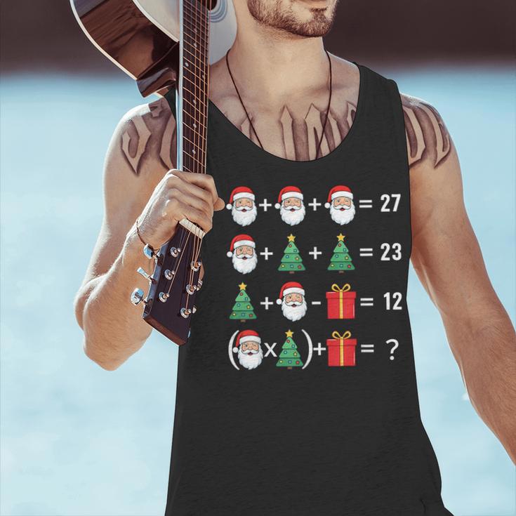 67 Santa Tree Math Teacher Christmas Xmas Humor Men Tank Top, gift for family, gift for coworker