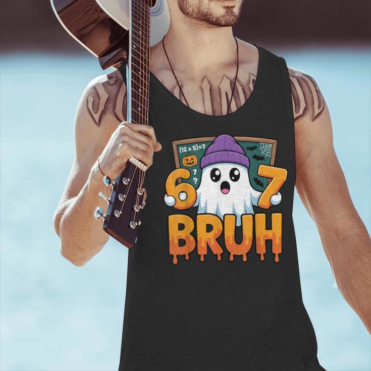 67 Teacher Ghost Six Seven Meme Math Equation Bruh Halloween Men Tank Top, gift for family, gift for coworker