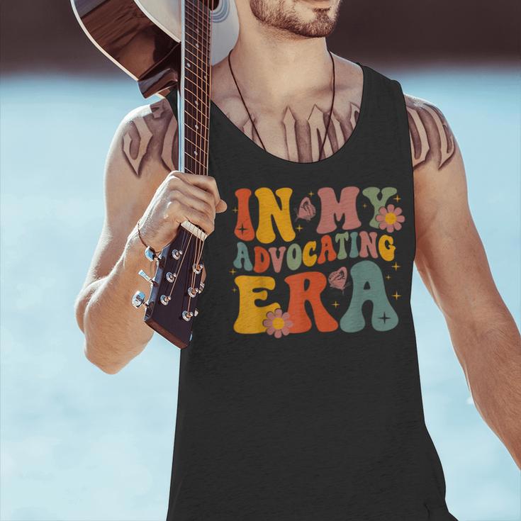 In My Advocating Era Advocate Autism Awareness Sped Teacher Men Women Kids Men Tank Top, gift for family, gift for coworker