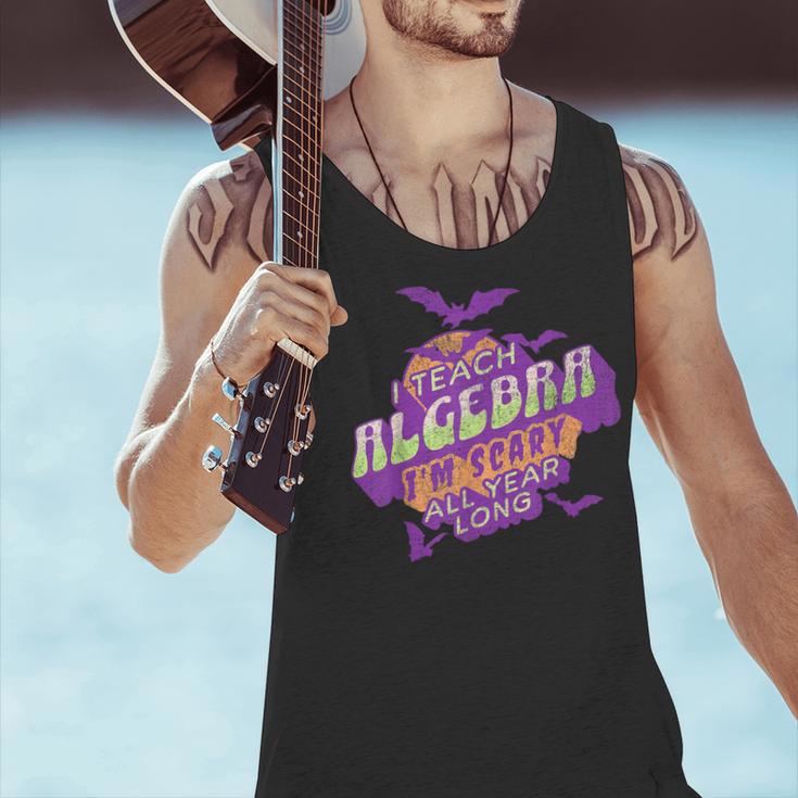 Algebra Teacher Halloween Spooky Ghost Math Mathematics Grad Men Tank Top, gift for family, gift for coworker Algebra Teacher Halloween Spooky Ghost Math Mathematics Grad Men Tank Top, gift for family, gift for coworker