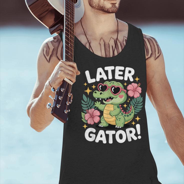 Alligator Later Gator Teacher Summer Last Day Fun Men Tank Top, gift for family, gift for coworker Alligator Later Gator Teacher Summer Last Day Fun Men Tank Top, gift for family, gift for coworker