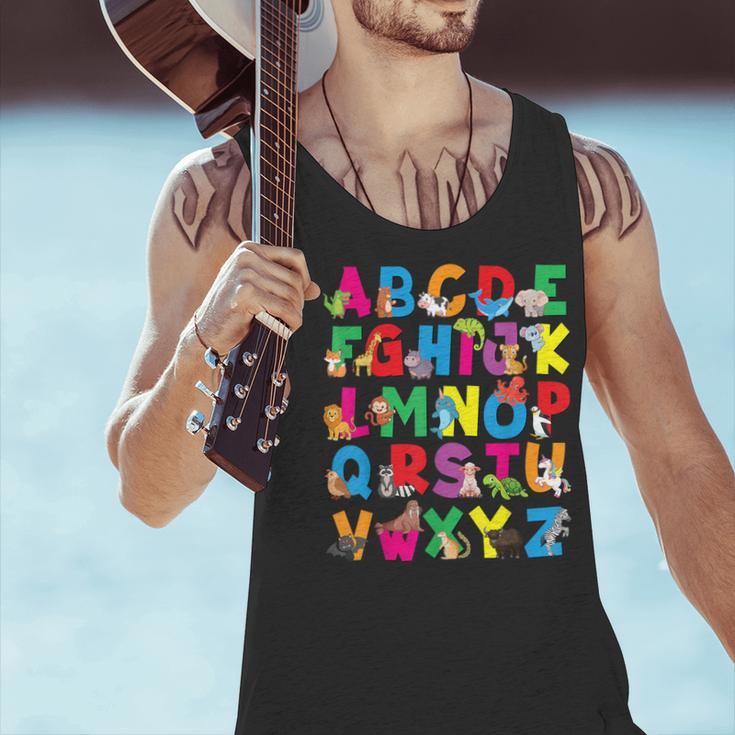 Alphabet Animals ABCs Zoo Kids Boys Girls Teacher Men Tank Top, gift for family, gift for coworker Alphabet Animals ABCs Zoo Kids Boys Girls Teacher Men Tank Top, gift for family, gift for coworker