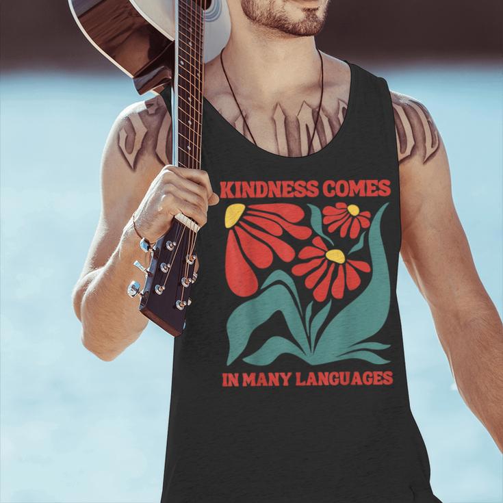 Boho Flower ESL Teacher Kindness Comes In Many Languages Men Tank Top, Esl Teacher Tank Tops, gift for family, gift for coworker Boho Flower ESL Teacher Kindness Comes In Many Languages Men Tank Top, Esl Teacher Tank Tops, gift for family, gift for coworker