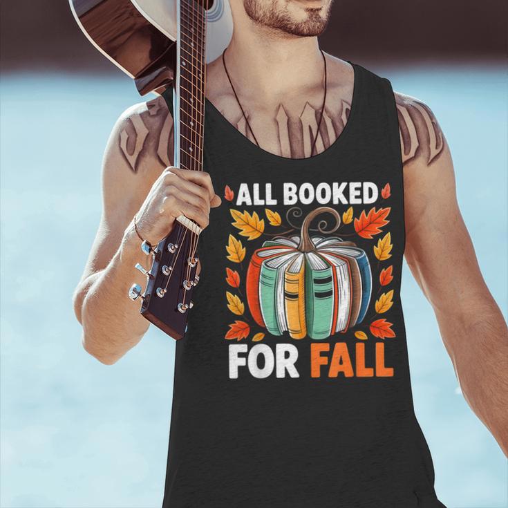 All Booked For Fall Book Pumpkin Autumn Thanksgiving Teacher Men Tank Top, gift for family, gift for coworker All Booked For Fall Book Pumpkin Autumn Thanksgiving Teacher Men Tank Top, gift for family, gift for coworker