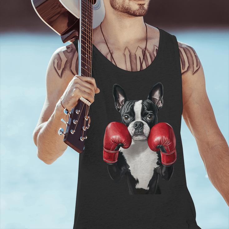 Boston Terrier Boxing Men Tank Top, gift for family, gift for coworker