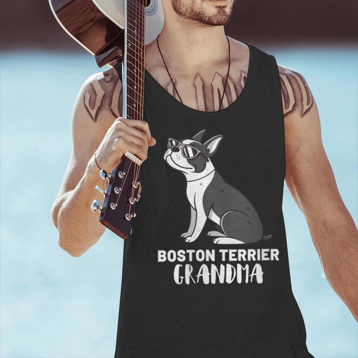 Boston Terrier Dog Owner Grandma Men Tank Top