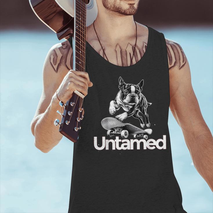 Boston Terrier Dog Untamed For Men Women Men Tank Top
