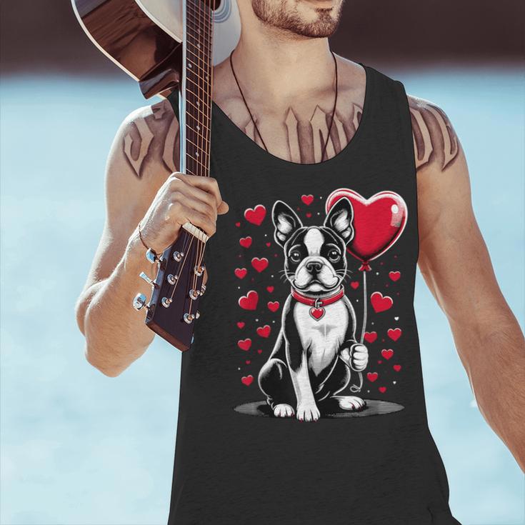 Boston Terrier Dog Valentine's Day Dog Owner Valentine Men Tank Top