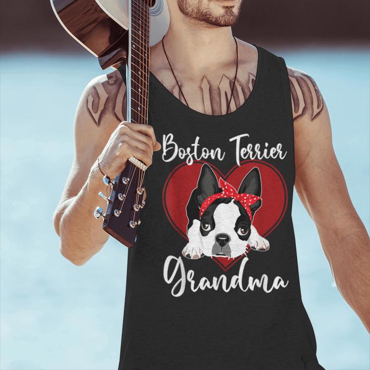 Boston Terrier Grandma Dog Owner Boston Terrier For Men Women Men Tank Top, gift for family, gift for coworker