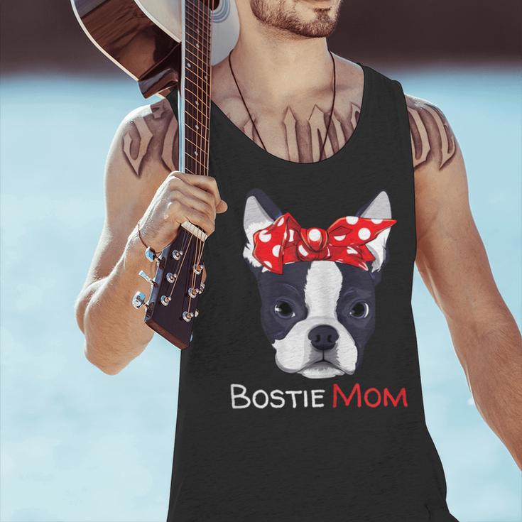 Boston Terrier Mom Bostie Women Girls Men Tank Top