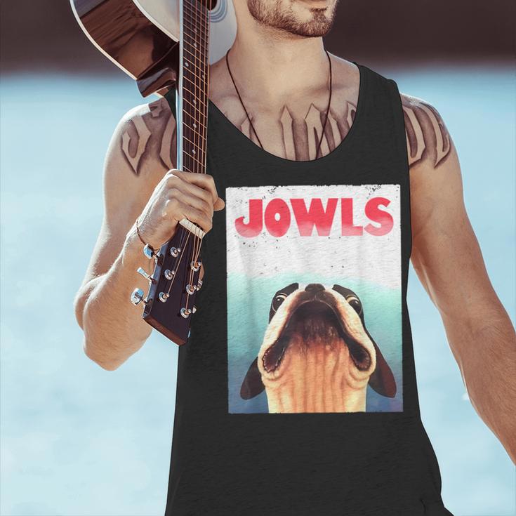 Boston Terriers Jowls Dog Mom Dog Dad Men Tank Top