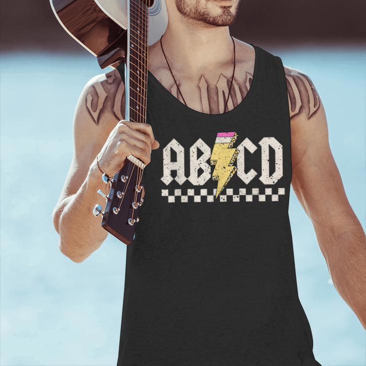 Boys Girls Teachers ABCD Rock Graphic Back To School Class Men Tank Top, gift for family, gift for coworker Boys Girls Teachers ABCD Rock Graphic Back To School Class Men Tank Top, gift for family, gift for coworker